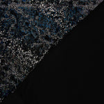 Lycra Floqué Animal Noir - Ribes y Casals