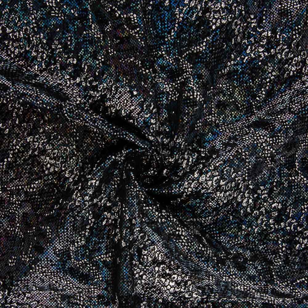 Lycra Floqué Animal Noir - Ribes y Casals