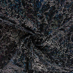 Lycra Floqué Animal Noir - Ribes y Casals