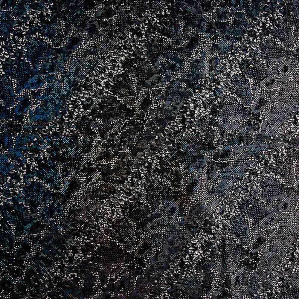 Lycra Floqué Animal Noir - Ribes y Casals