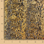 Retal Lycra Flocada Animal Dorado 130x140 cm - Ribes y Casals