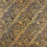 Retal Lycra Flocada Animal Dorado 130x140 cm - Ribes y Casals