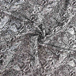 Lycra Floqué Animal Argent - Ribes y Casals