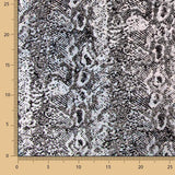 Lycra Floqué Animal Argent - Ribes y Casals