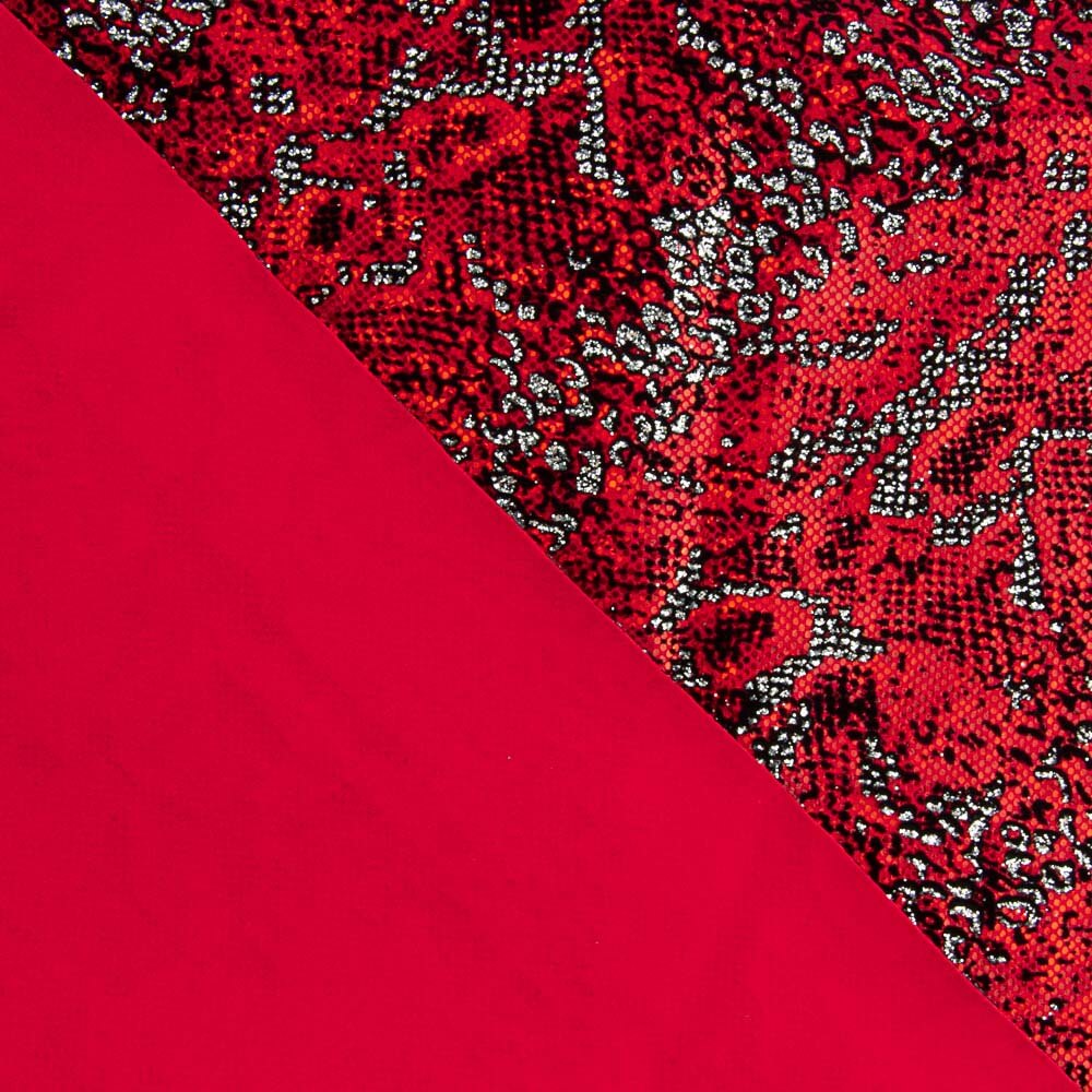 Lycra Floqué Animal Rouge - Ribes y Casals