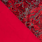 Lycra Floqué Animal Rouge - Ribes y Casals