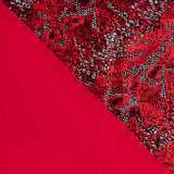 Lycra Floqué Animal Rouge - Ribes y Casals