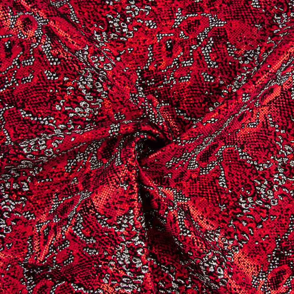 Lycra Floqué Animal Rouge - Ribes y Casals