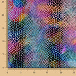 Feuille multicolore serpent Lycra - Ribes y Casals