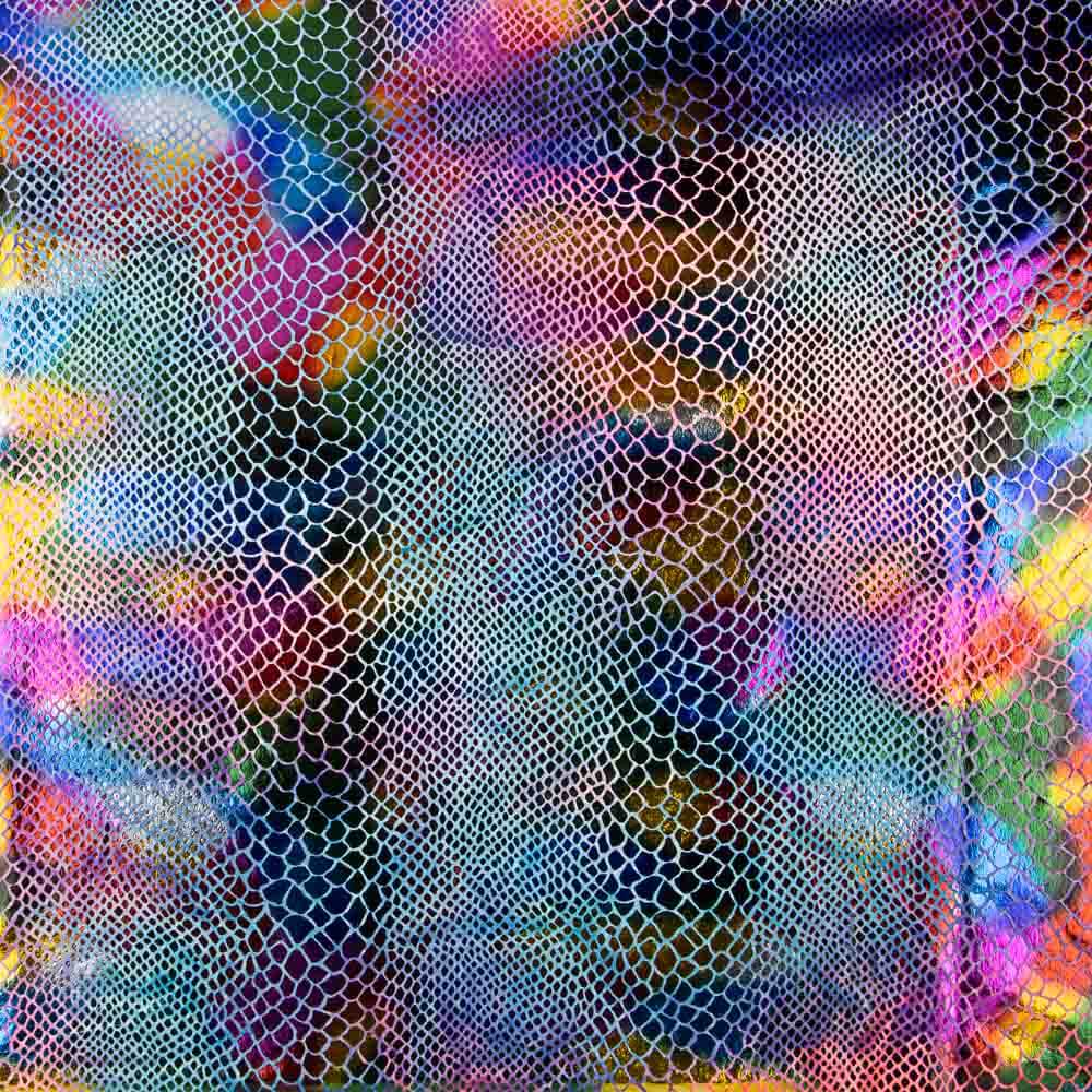 Feuille multicolore serpent Lycra - Ribes y Casals