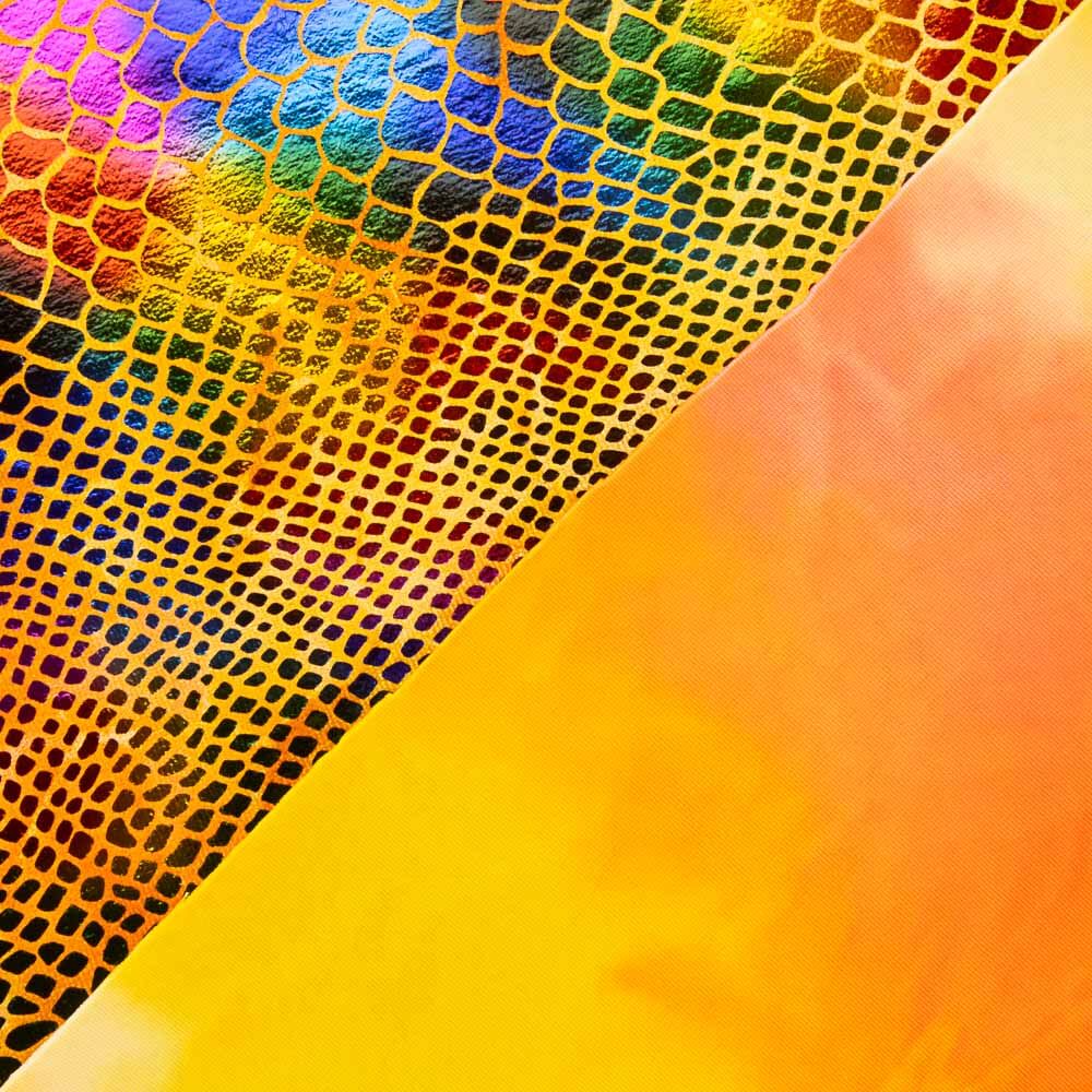 Drap Lycra Serpent Orange - Ribes y Casals