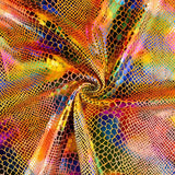 Drap Lycra Serpent Orange - Ribes y Casals