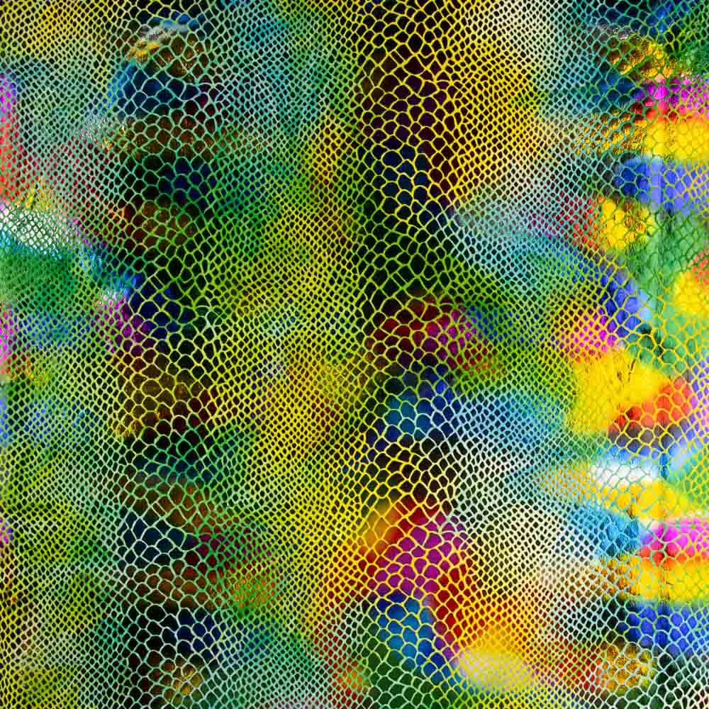 Feuille Lycra Serpent Vert - Ribes y Casals