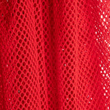 Filet Pailleté Ajouré Rouge - Ribes y Casals