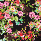 Chutes de tissu Koshibo à imprimé floral noir - Différentes longueurs x largeur de 150 cm - Ribes y Casals