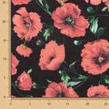 Koshibo Imprimé Coquelicot Noir - Ribes y Casals
