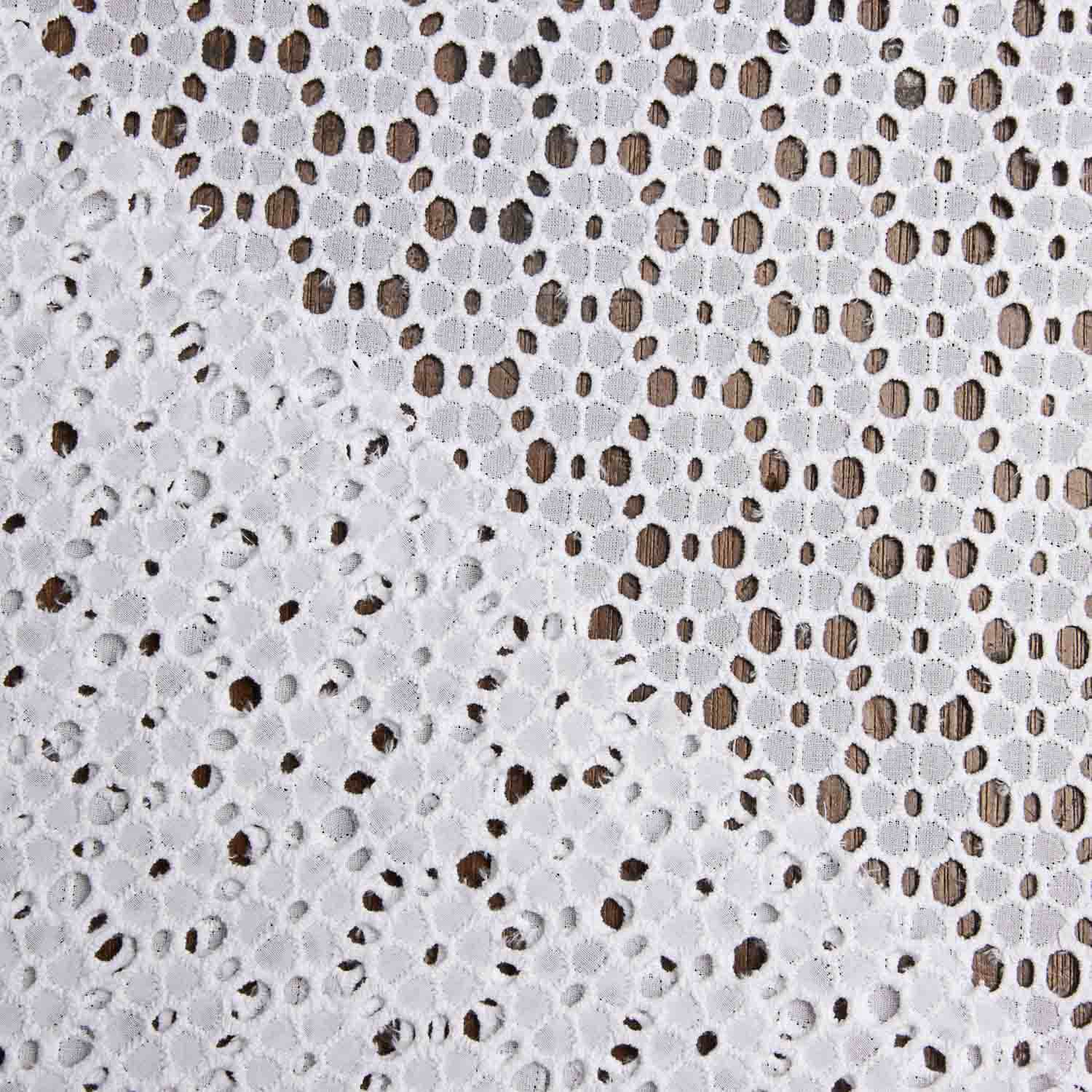 Broderie suisse Marguerite Blanc naturel - Ribes y Casals