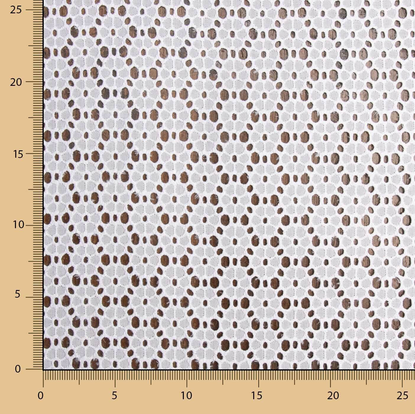 Broderie suisse Marguerite Blanc naturel - Ribes y Casals