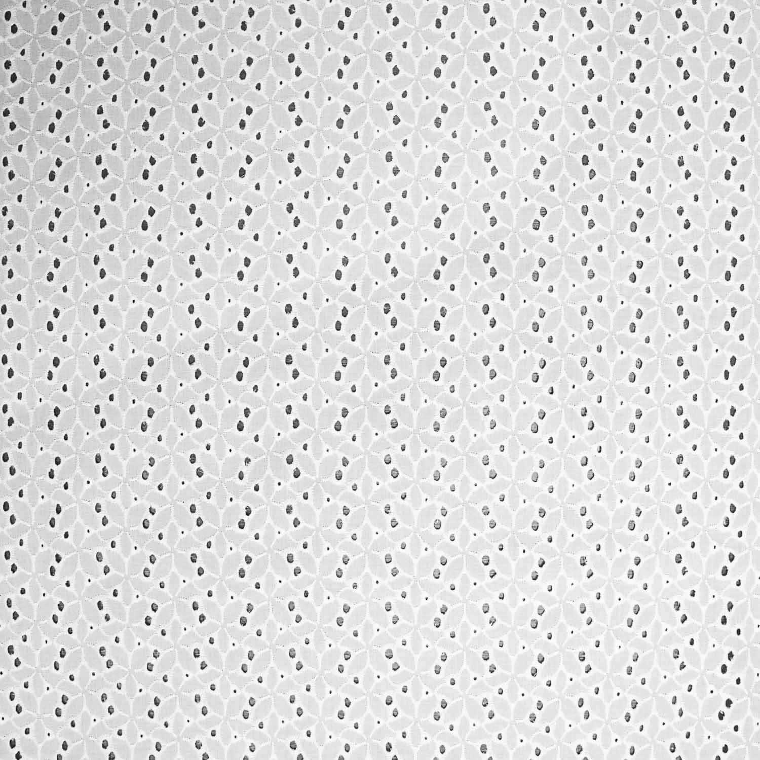 Broderie suisse Fleur Forêt Blanc Naturel - Ribes y Casals