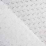 Broderie suisse Fleur Forêt Blanc Naturel - Ribes y Casals