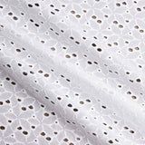 Broderie suisse Fleur Forêt Blanc Naturel - Ribes y Casals