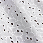 Broderie suisse Fleur Forêt Blanc Naturel - Ribes y Casals