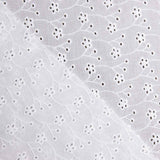 Broderie suisse Fleur Trèfle Blanc Naturel - Ribes y Casals