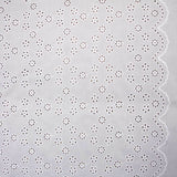 Broderie suisse Fleur Bouquet Blanc Naturel - Ribes y Casals