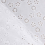 Broderie suisse Fleur Bouquet Blanc Naturel - Ribes y Casals