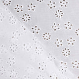 Broderie suisse Fleur Bouquet Blanc Naturel - Ribes y Casals