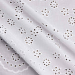 Broderie suisse Fleur Bouquet Blanc Naturel - Ribes y Casals