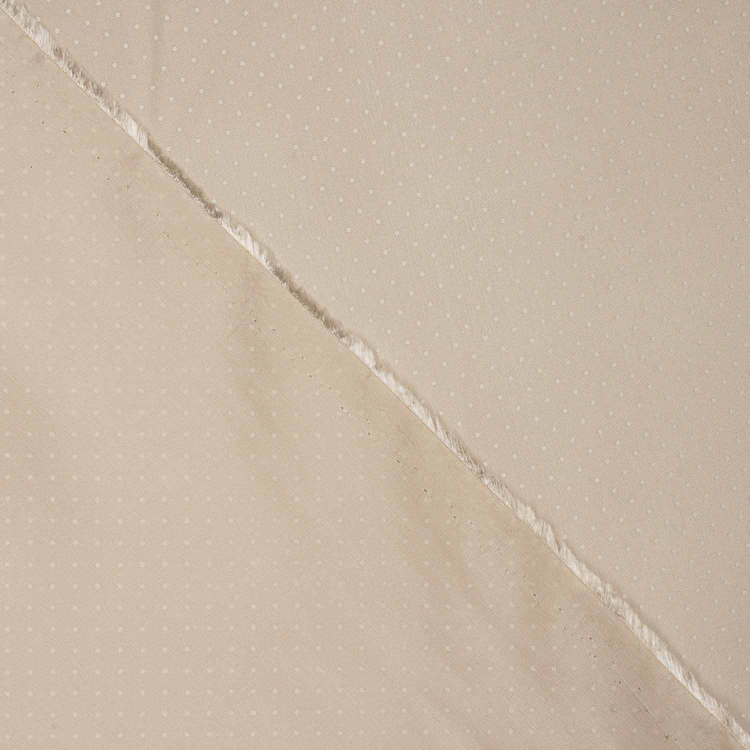 Doublure imprimée à pois beige - Ribes y Casals