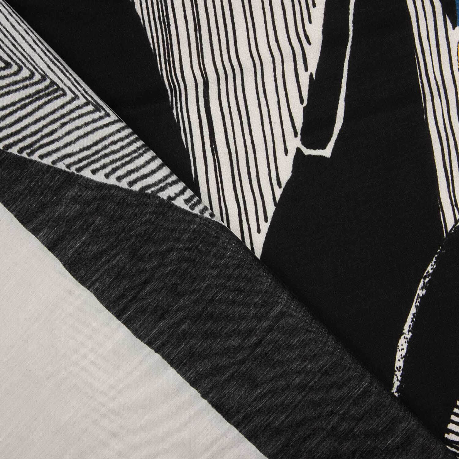 Satin polyester imprimé Jardin impérial - Ribes y Casals