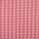 Crêpe léger imprimé rétro corail et vert - Ribes y Casals