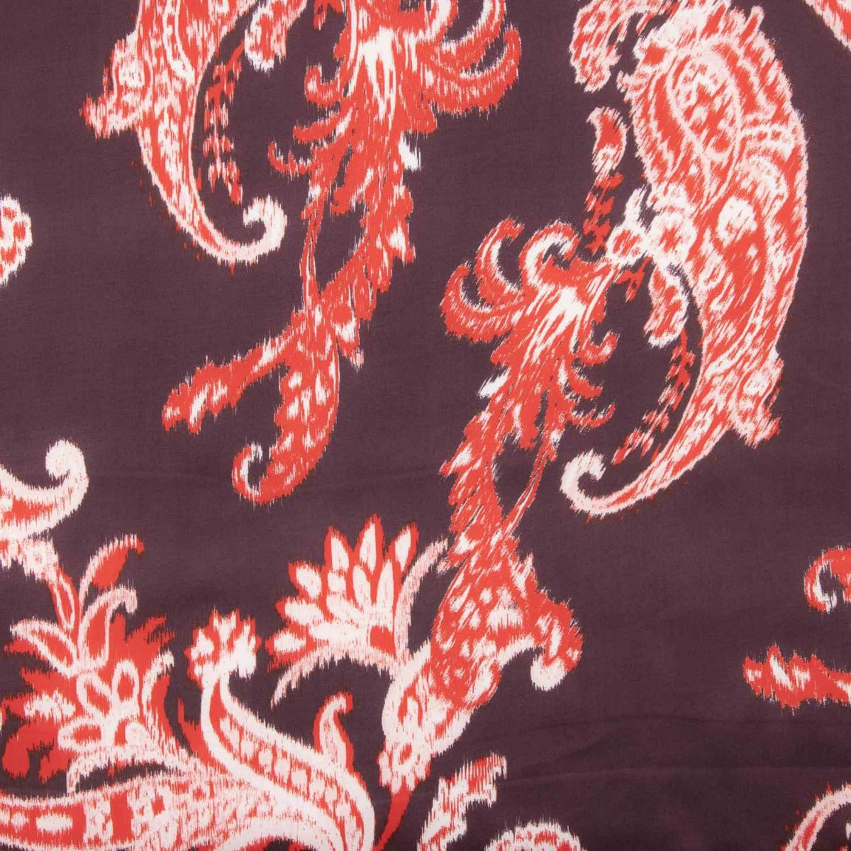 Satin viscose rouge baroque - Ribes y Casals