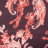 Satin viscose rouge baroque - Ribes y Casals