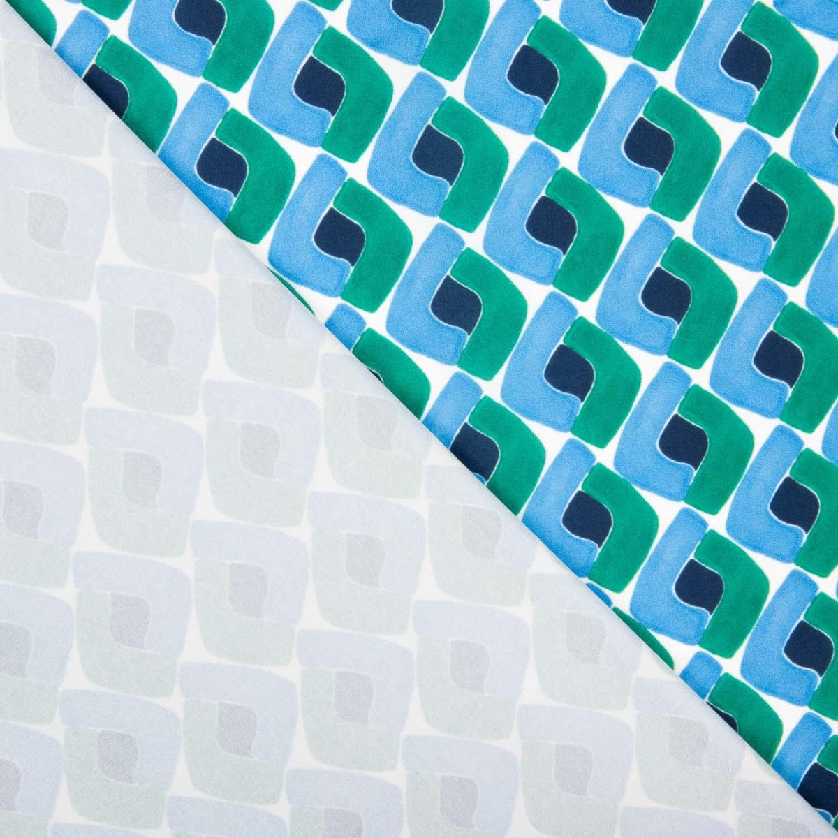 Satin de polyester Vague Rétro - Ribes y Casals