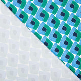 Satin de polyester Vague Rétro - Ribes y Casals