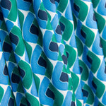 Satin de polyester Vague Rétro - Ribes y Casals