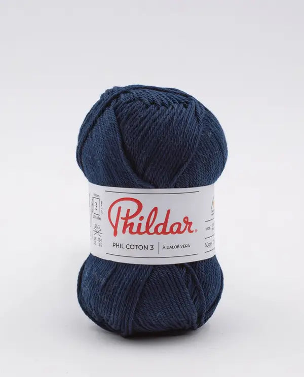Phildar Coton 3 Marine - Ribes y Casals