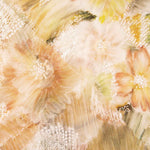 Strass Tulle Blanc Imprimé Floral Tons Naturels - Ribes y Casals