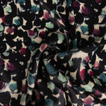Satin polyester imprimé « Pinceladas Nocturnas » - Ribes y Casals