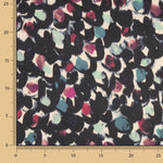 Satin polyester imprimé « Pinceladas Nocturnas » - Ribes y Casals