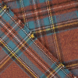 Mouflon à carreaux rouille et bleu pétrole - Ribes y Casals