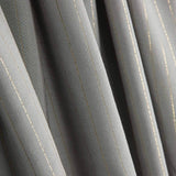 Plana Viscosa Gris Rayada Lúrex - Ribes y Casals