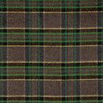 Tissu pour manteau à carreaux vert - Ribes y Casals