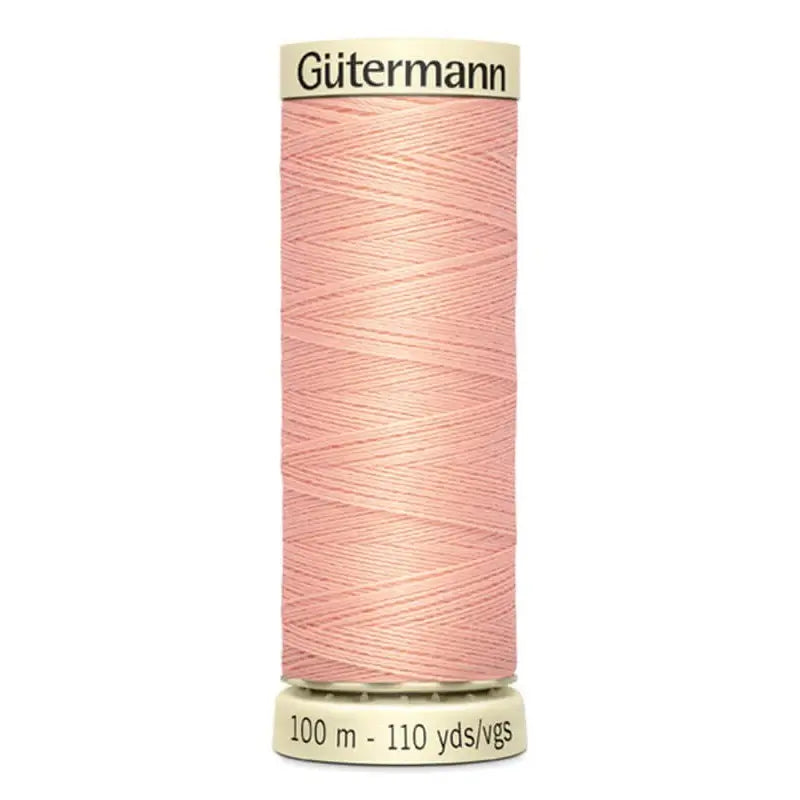 Fil Gutermann 100m Coloris 165 Saumon doux - Ribes y Casals