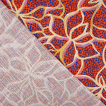 Viscose Rustique Fleurs Rouge - Ribes y Casals