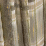 Gaze polyester froissée à carreaux lurex - Ribes y Casals