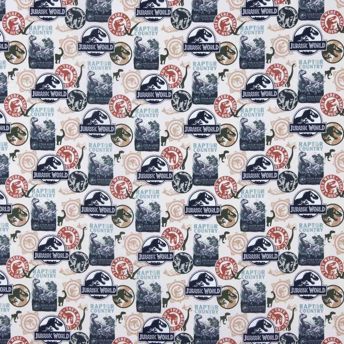 Popeline sous licence Jurassik World New - Ribes y Casals